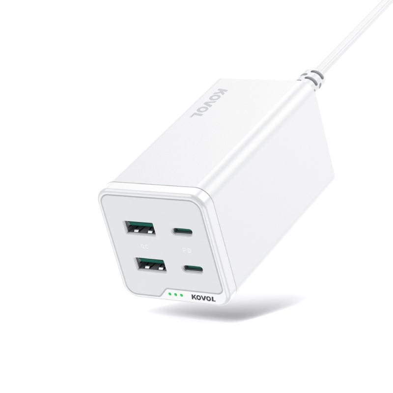 GaN desktop charger white